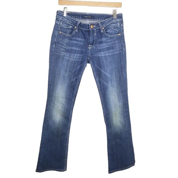 Vigoss Studio Women's Distressed Boot Cut Jeans Size 27 - Picture 1 of 5